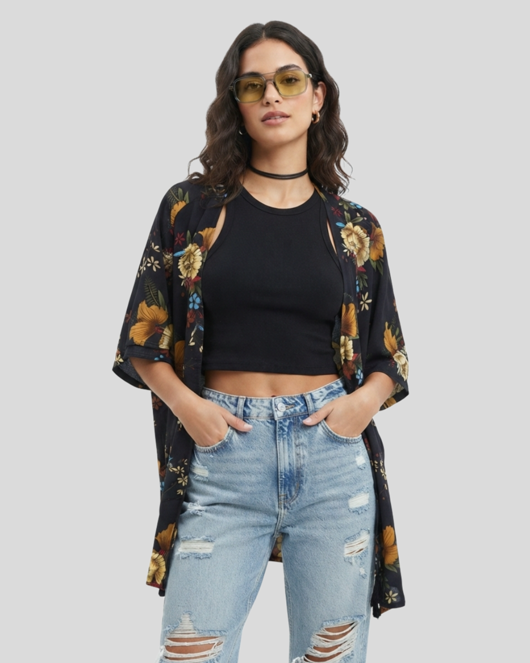 Kimono Flores   — tam M