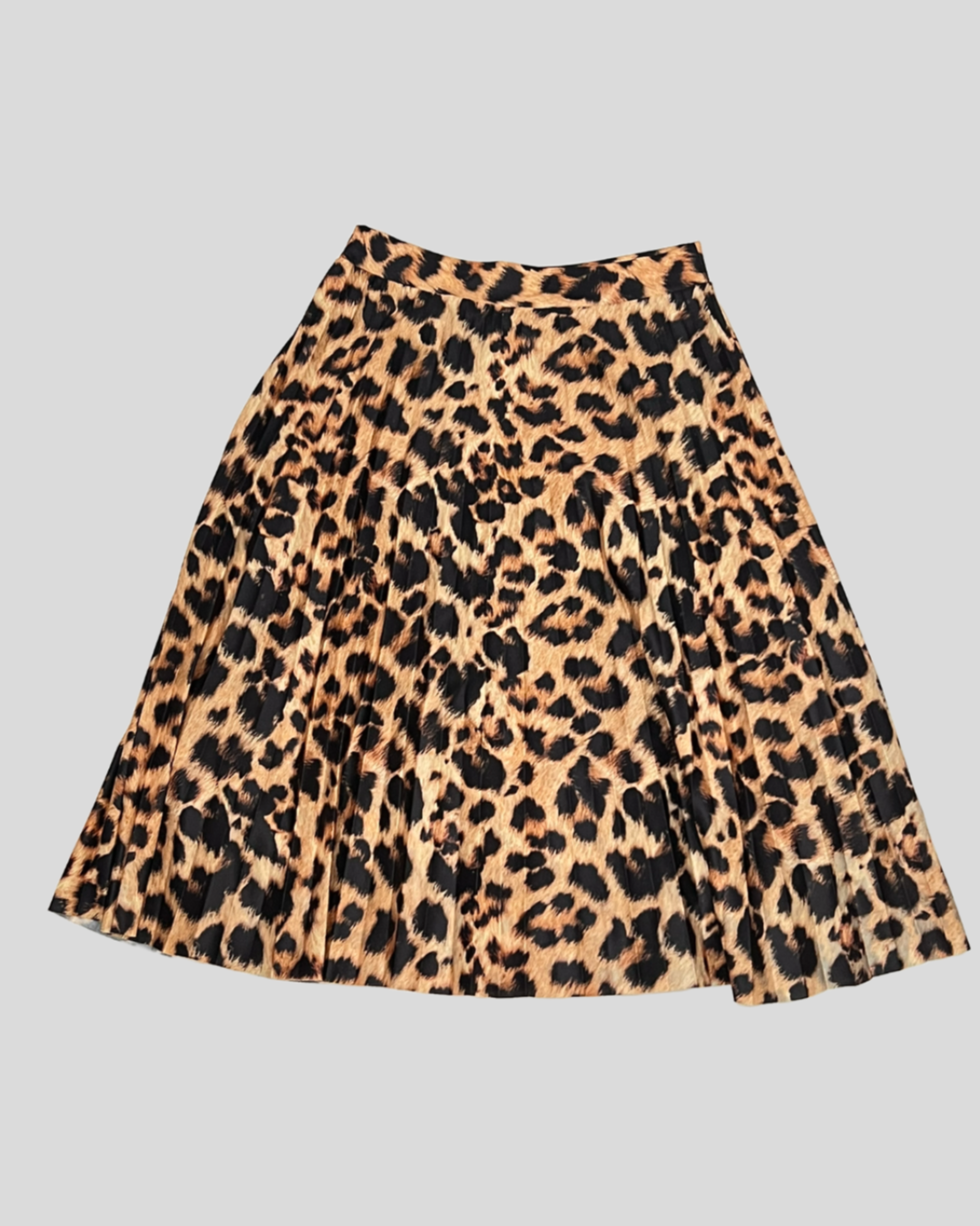 Saia Plissada Animal Print — tam P\M