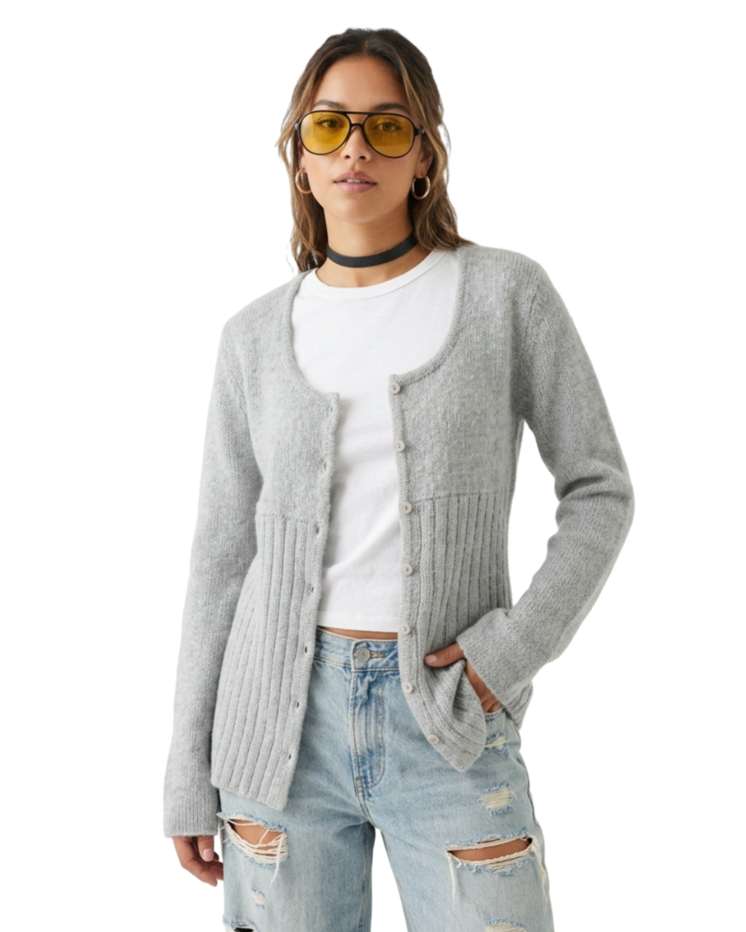 Cardigan Barreds - tam (G)