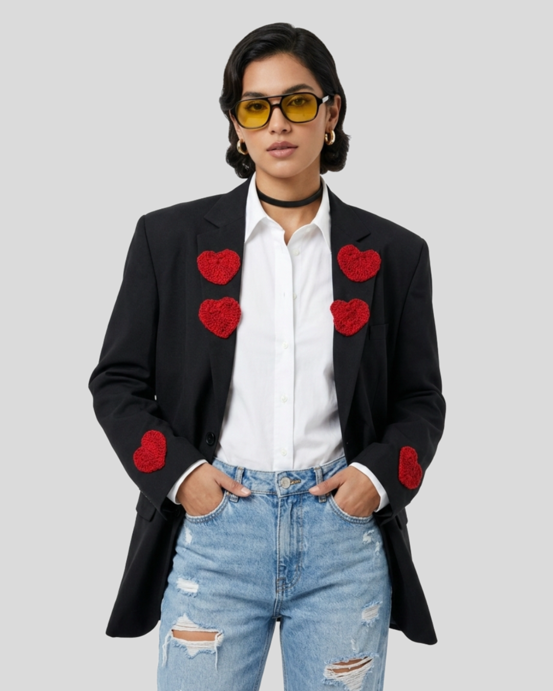 Blazer Oversized Estilizado Paulu's — tam GG