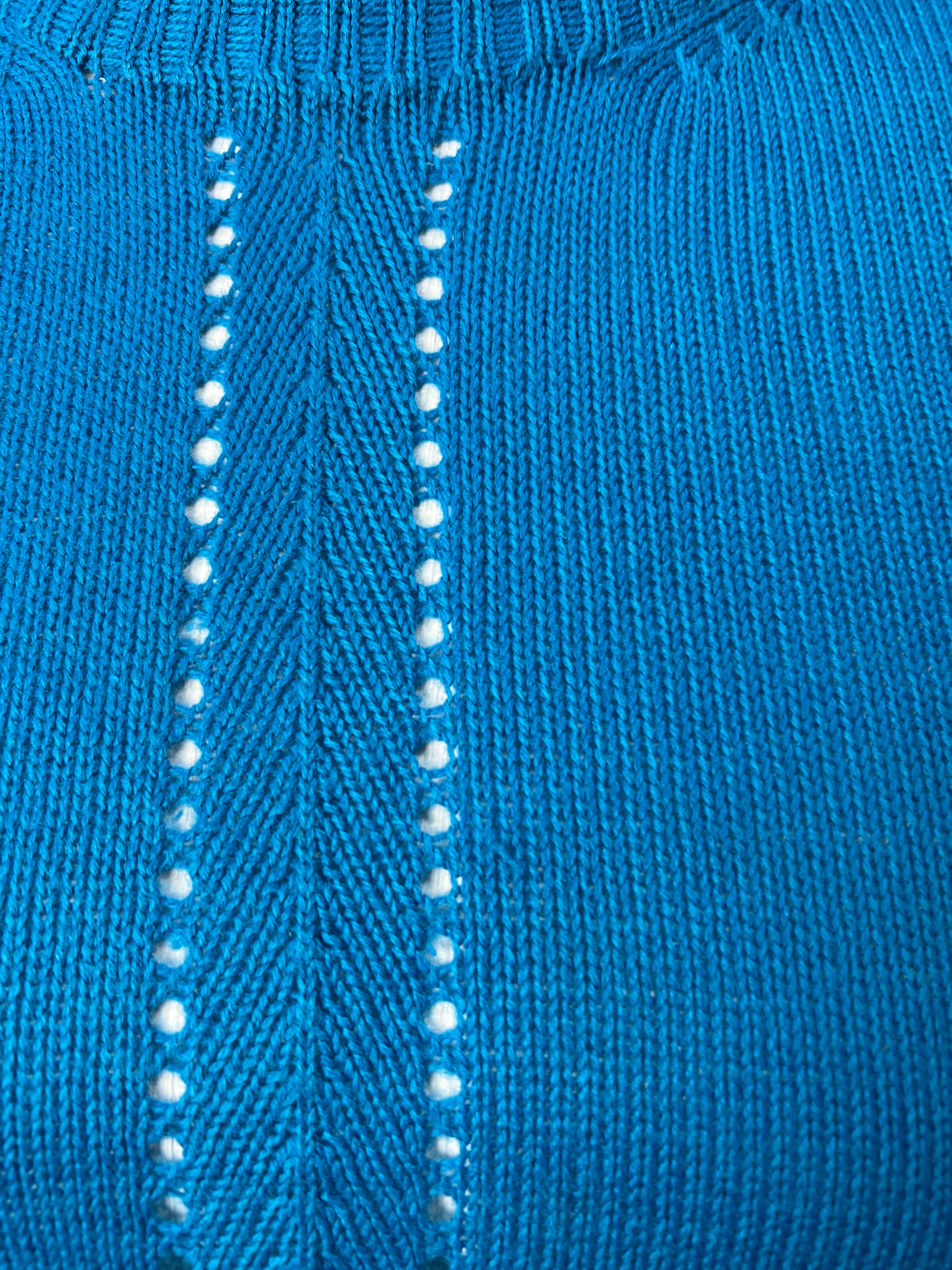 Camiseta Tricô blue — tam P