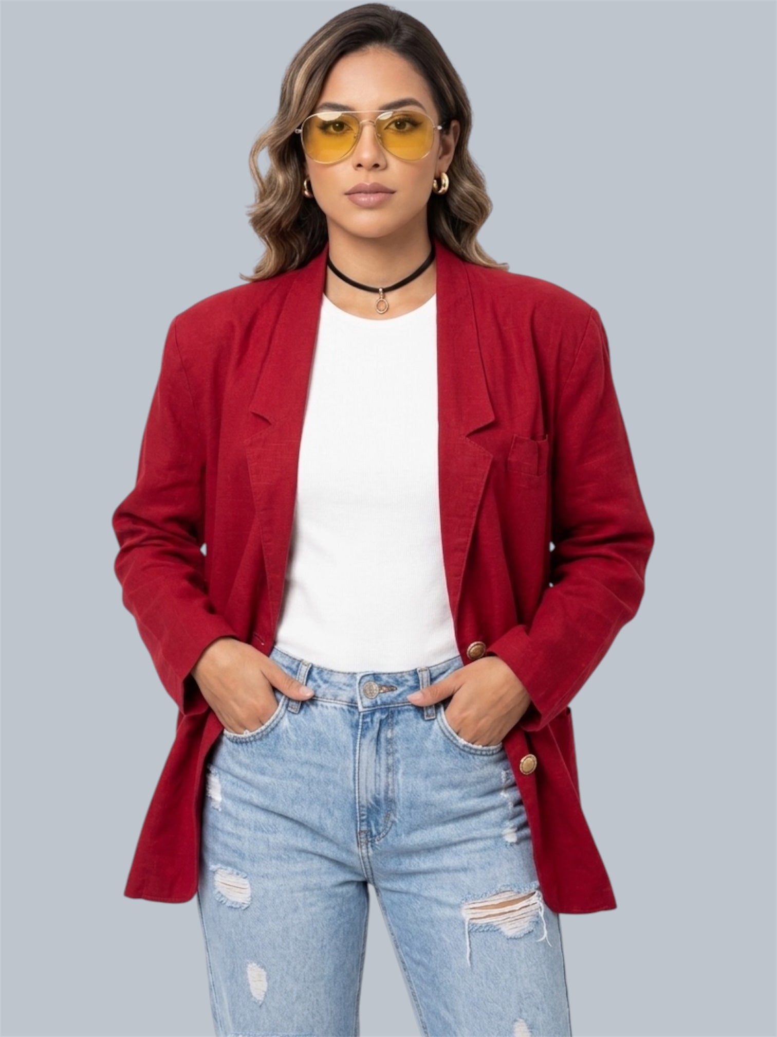 Blazer Oversized Vintage — tam G