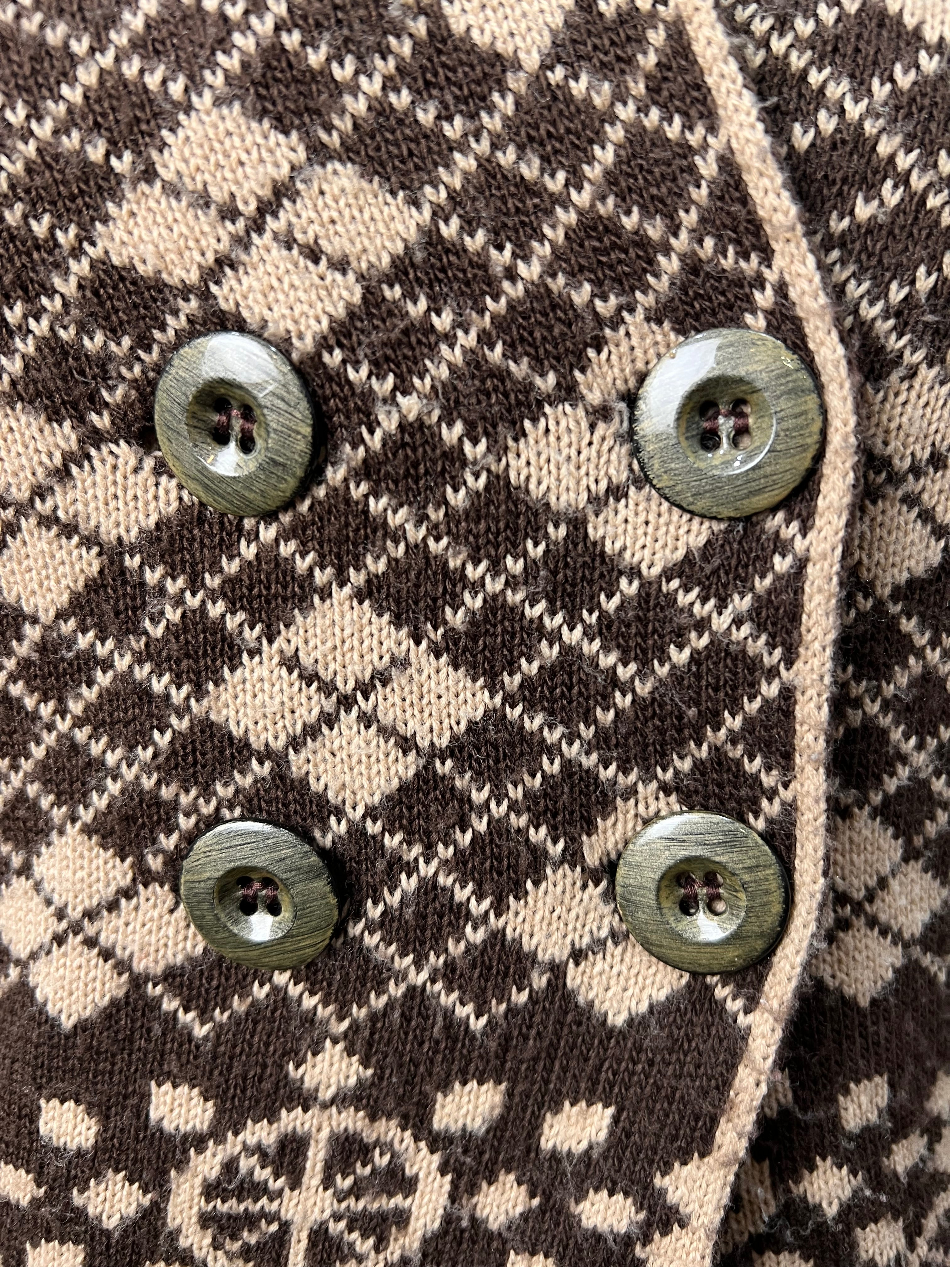 Cardigan Marrom  —  tam M