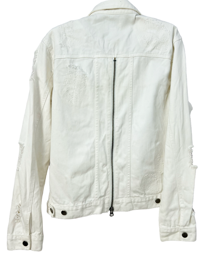 Jaqueta Branca Destroyed - tam (M)