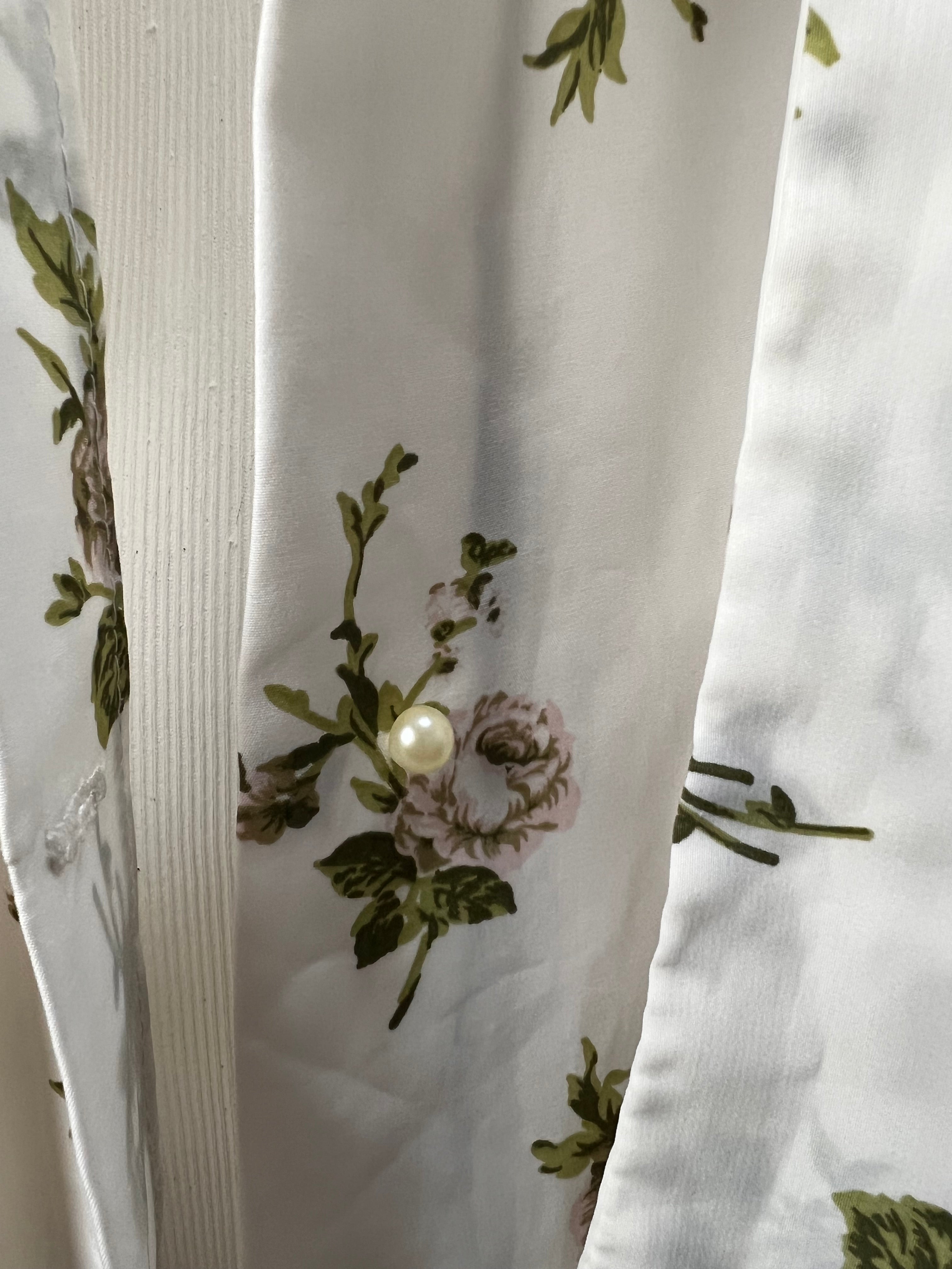 Camisa\Kimono Oversized Flores  — tam M
