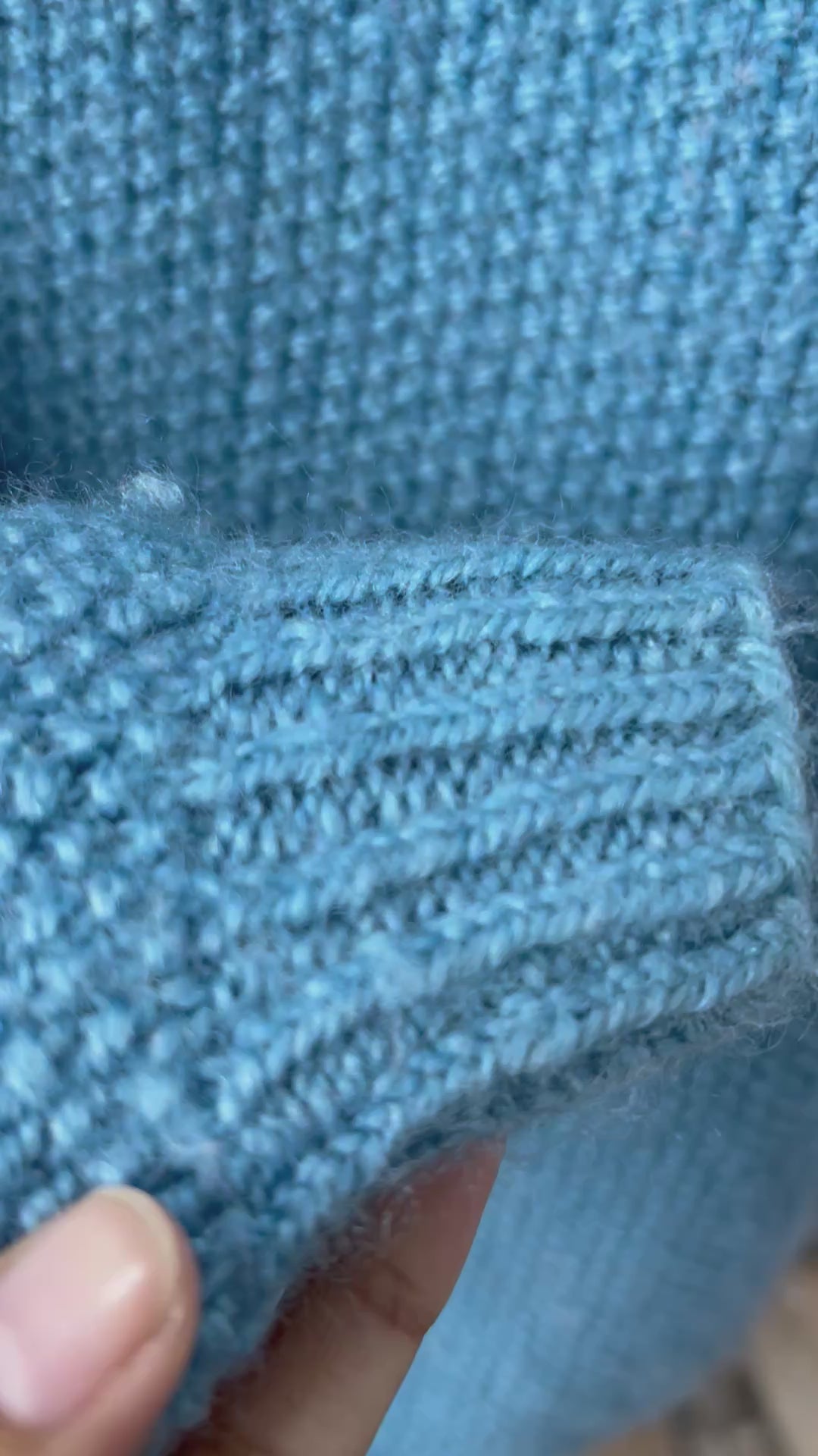 Tricô Azul - tam (P)